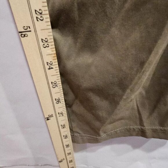 Caliville Flat Front Chinos Stretch Twill Pants Men's 30x32 Green - Picture 6 of 7